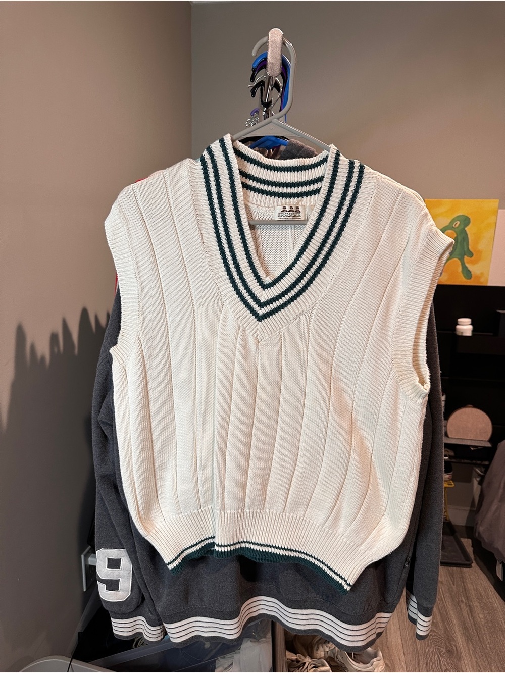 The Rogue & Good Company Unisex Vintage Cricket Sweater Size S-M Pre-Owned